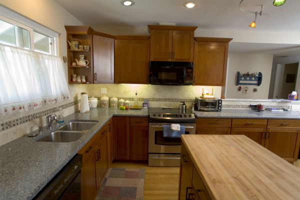 Cherry Cabinet Remodeling in Bandera